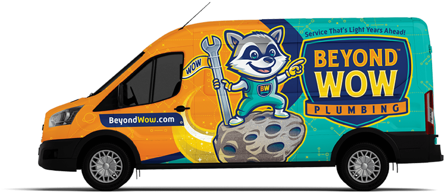 Beyond Wow Plumbing Ford Transit van driver side view