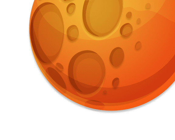 Beyond Wow moon illustration space theme graphic