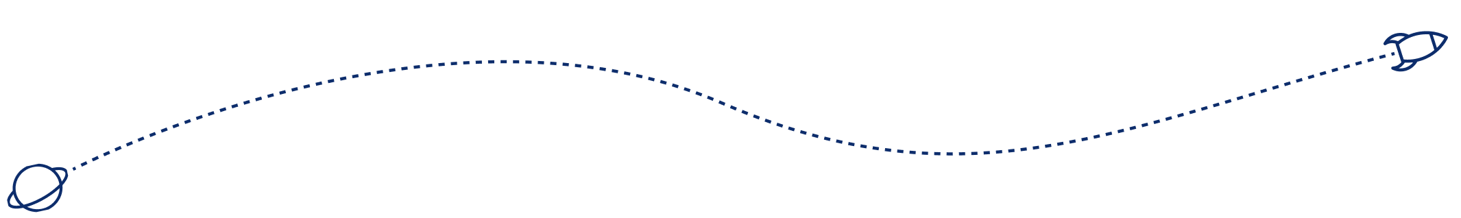 Beyond Wow rocket path decorative design element