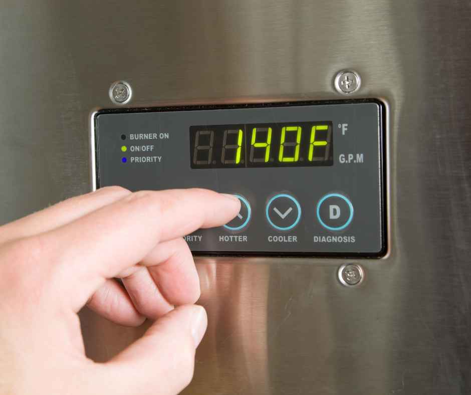 Beyond Wow adjusting tankless water heater temperature